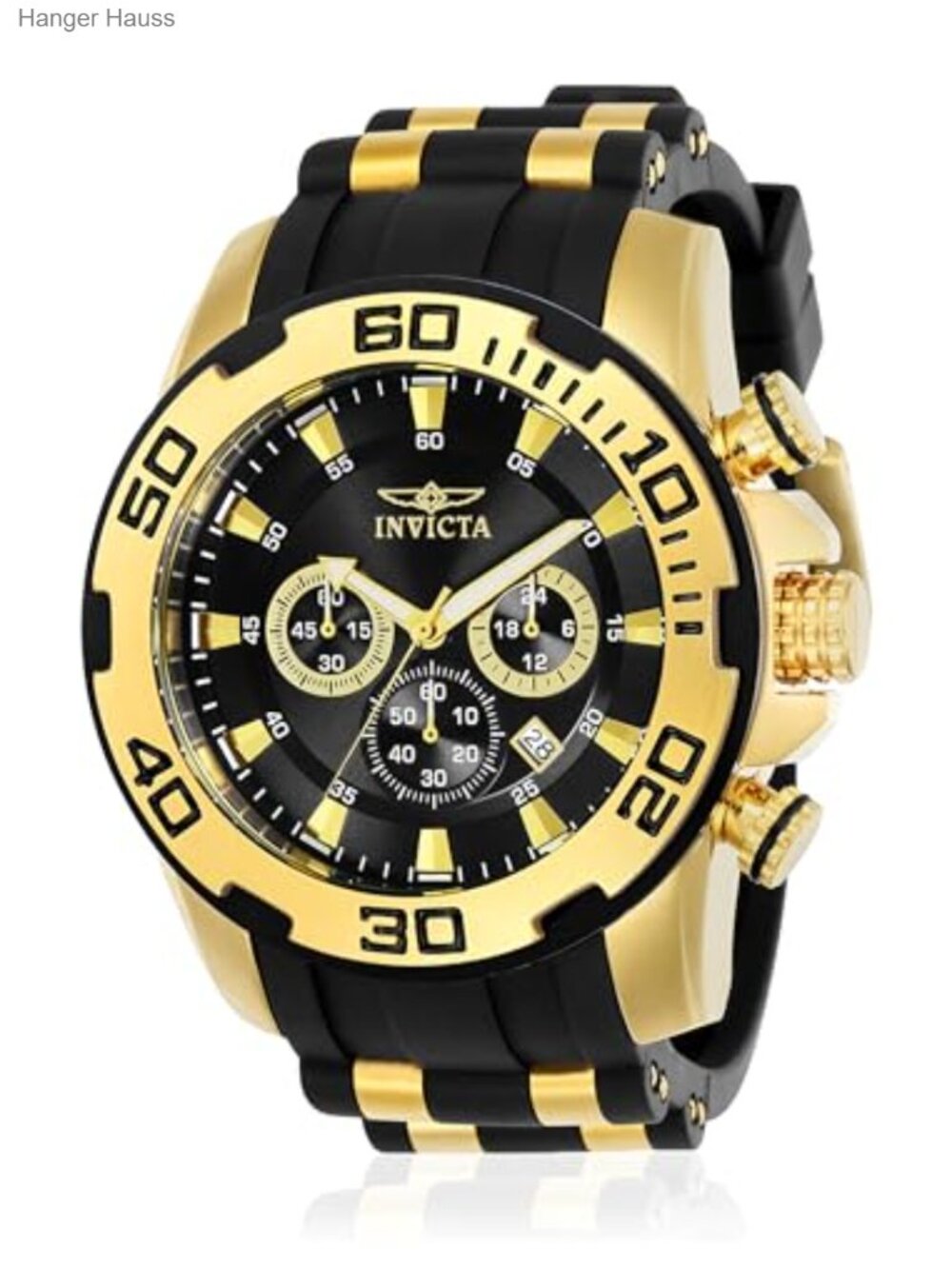Invicta Pro Diver Mens Watch 50mm Stainless Steel Black